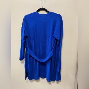 Target cardigan with back belt for waist definition